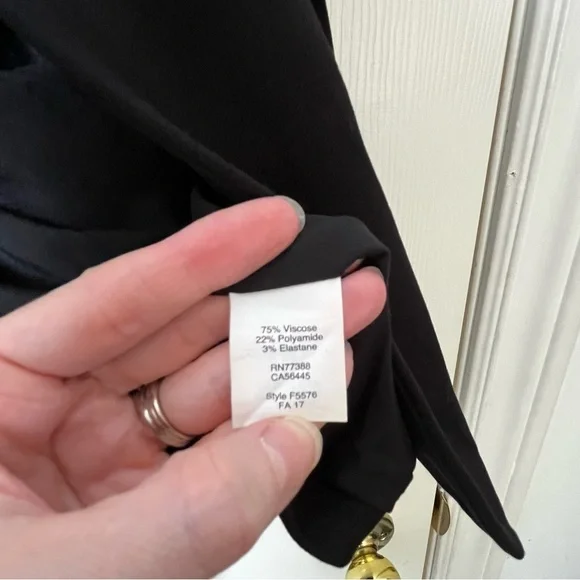 Madewell Classic Black Tribune Collarless Blazer Size 10 - Picture 7 of 11